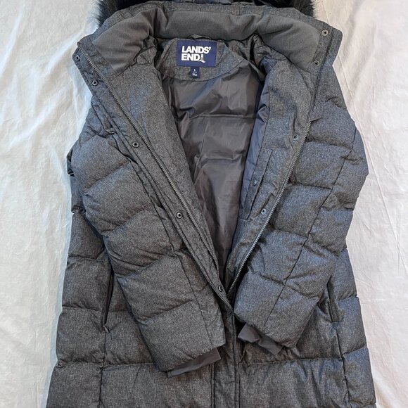 Land's End Down Puffer Jacket - Women's Large - Picture 5 of 10